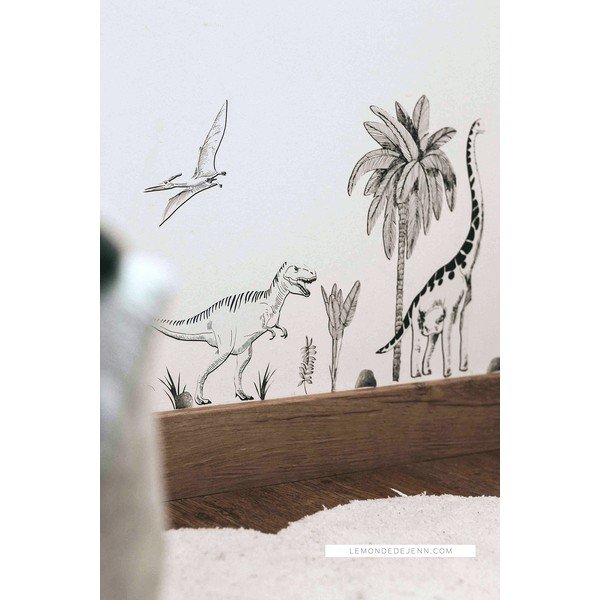 Nalepke 30x42 cm Dinosaurs & Plants – Lilipinso-image-1