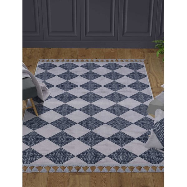 Siva pralna preproga 180x120 cm - Vitaus-image-1