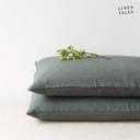 Lanena prevleka za vzglavnik 50x70 cm Forest Green  – Linen Tales