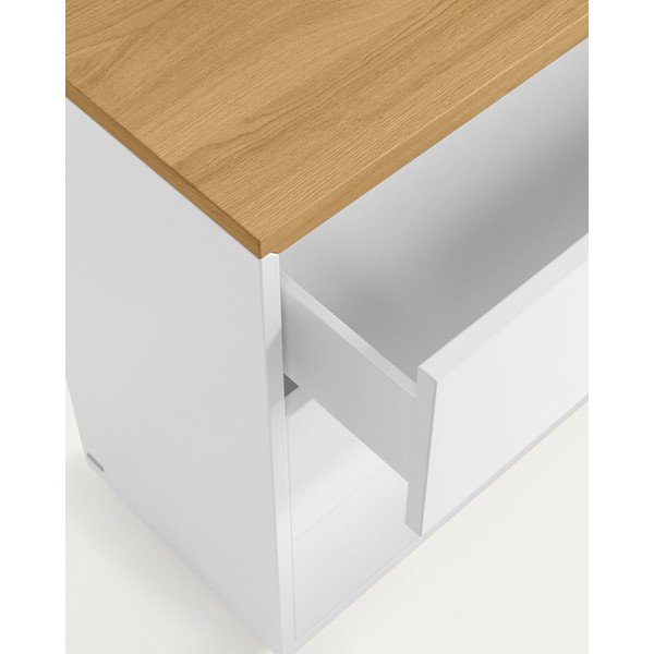 Bela nizka komoda 90x75 cm Abilen – Kave Home-image-3