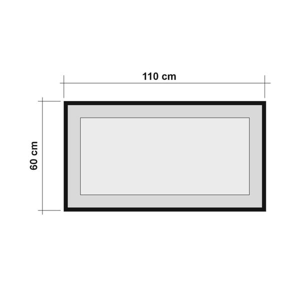Stensko ogledalo Simply, 110 x 60 cm-image-1