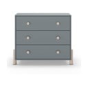 Prašno zelena otroška komoda iz masivnega bora 90x80x40 cm Enola – Marckeric