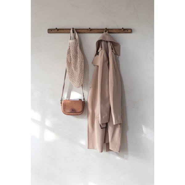 Rjav stenski obešalnik iz masivnega hrasta 72 cm Roots – Mette Ditmer Denmark-image-1