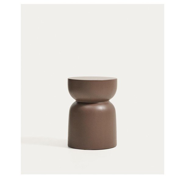 Betonska okrogla vrtna mizica ø 32 cm Garbet – Kave Home