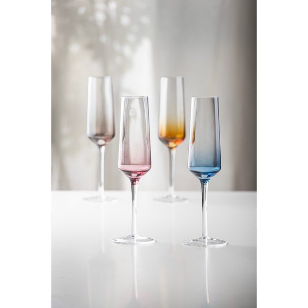 Kozarci v kompletu za penino 4 ks 240 ml Prism – Ladelle-image-1