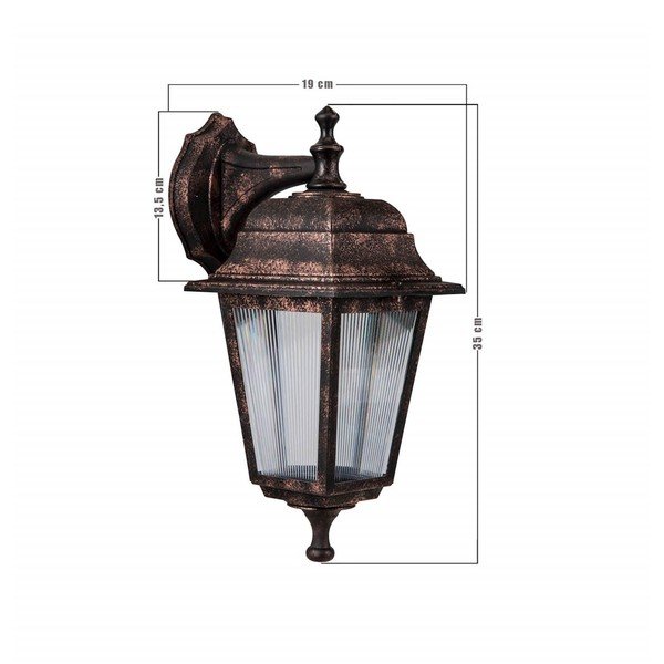 Stenska svetilka v bronu Homemania Decor Montmarte-image-1