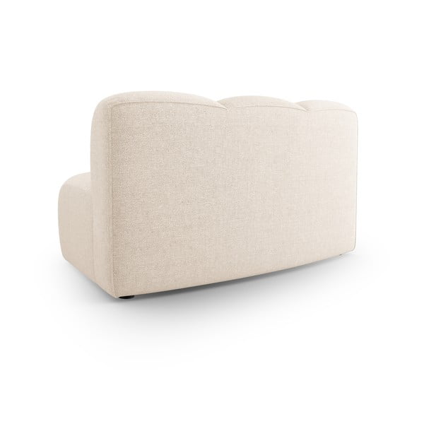 Kremno bel modul za sedežno garnituro (sredinski modul) Lupine – Micadoni Home-image-4