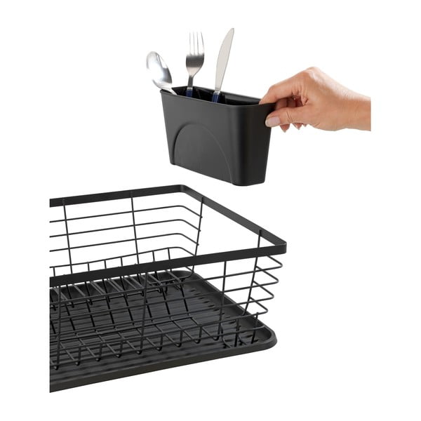 Črn odcejalnik za posodo Wenko Drip-image-3