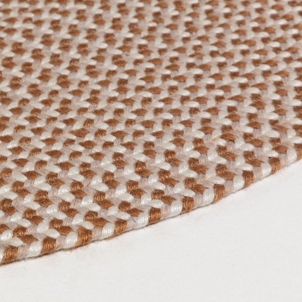 Bež preproga iz reciklirane plastike Kave Home Rodhe, ø 150 cm-image-3