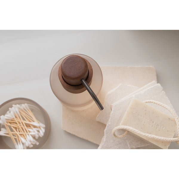 Bež steklen dozirnik za milo 310 ml Modest – Mette Ditmer Denmark-image-1