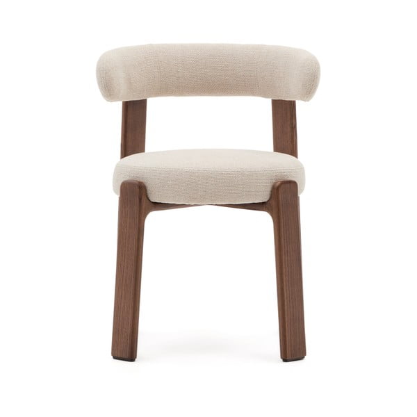 Rjavo-bež jedilni stol iz masivnega jesena Granite – Kave Home-image-3