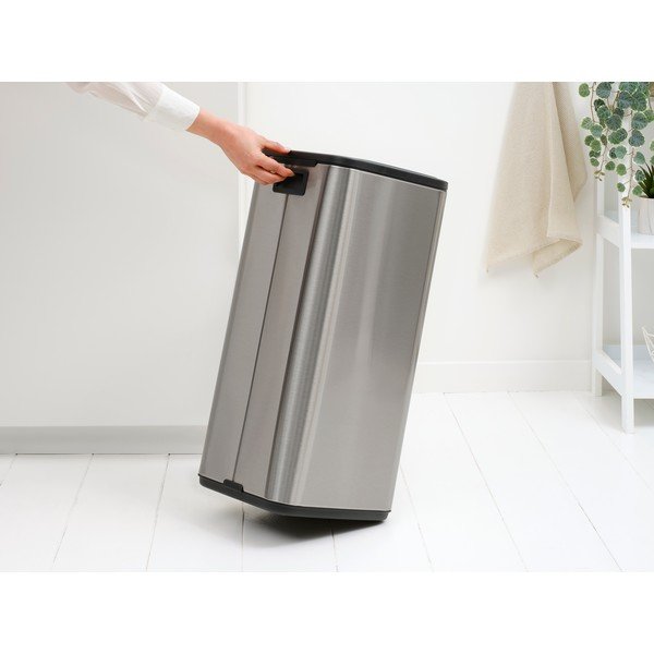 Jeklen koš za smeti na dotik v mat srebrni barvi 30 l Bo Touch – Brabantia-image-2