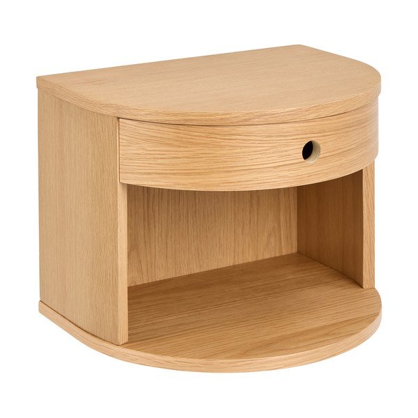 Nočna omarica v hrastovem dekorju v svetli naravni barvi Paron – Actona-image-2