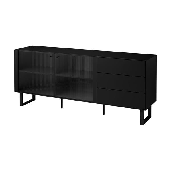 Črna komoda 180x79 cm Edge by Hammel – Hammel Furniture-image-2