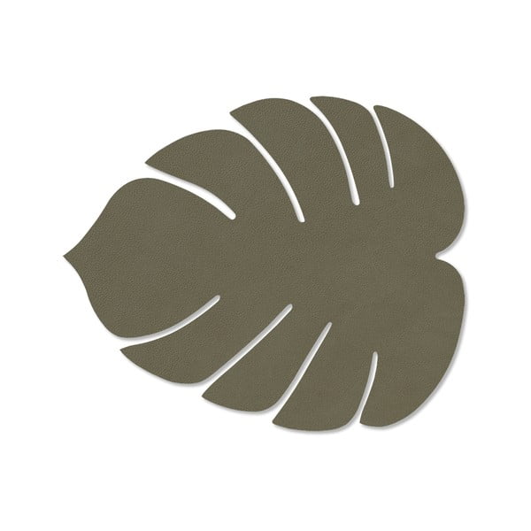 Pogrinjek iz eko usnja 22x26 cm Monstera Leaf Nupo – LIND DNA