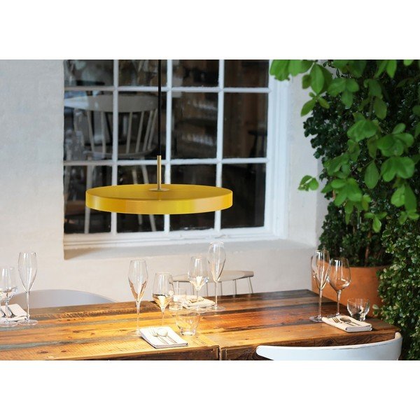 Rumena LED viseča svetilka s kovinskim senčnikom ø 43 cm Asteria – UMAGE-image-4