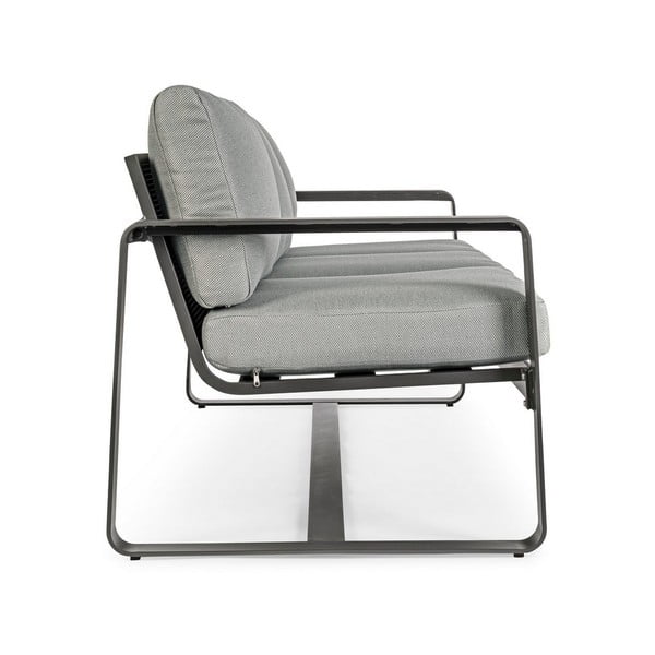 Siv aluminijast vrtni kavč Merrigan   – Bizzotto-image-3