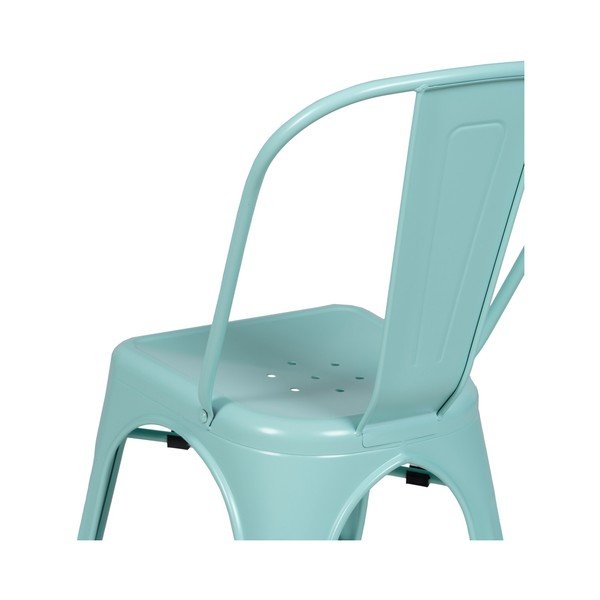 Turkizni kovinski jedilni stoli v kompletu 2 ks – Ixia-image-4