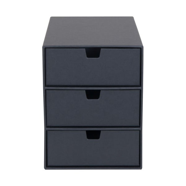 Temno siva škatla s 3 predali Bigso Box of Sweden Ingrid-image-2