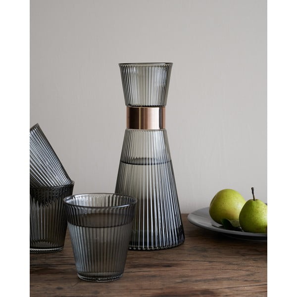 Siva steklena karafa 1 l Grand Cru Nouveau – Rosendahl-image-1