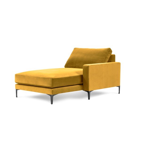 Rumen žametni ležalnik Kooko Home Harmony, desni kot-image-2