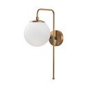 Bela/medeninasta stenska svetilka Viran – Opviq lights