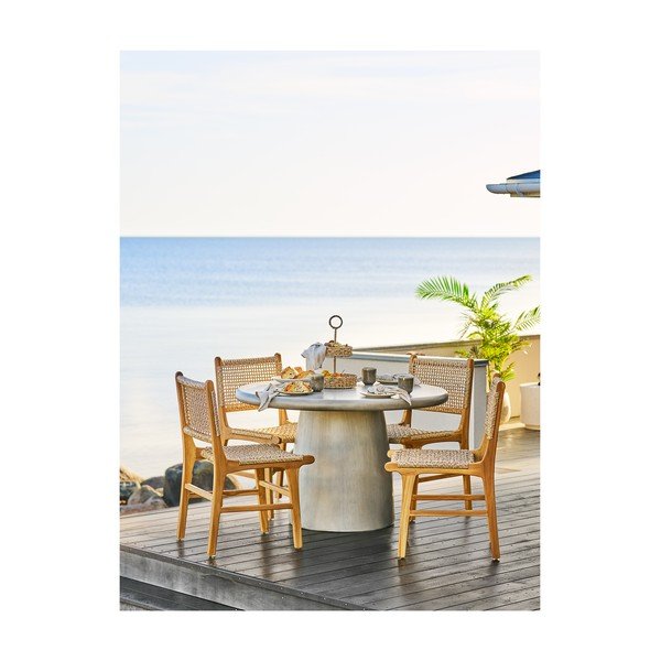 Keramična okrogla vrtna miza ø 60 cm Bonnet – House Nordic-image-1