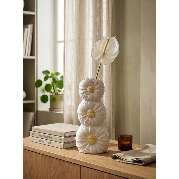 Kremno bela keramična vaza (višina 21 cm) Florysia – Yes Everyday-image-1