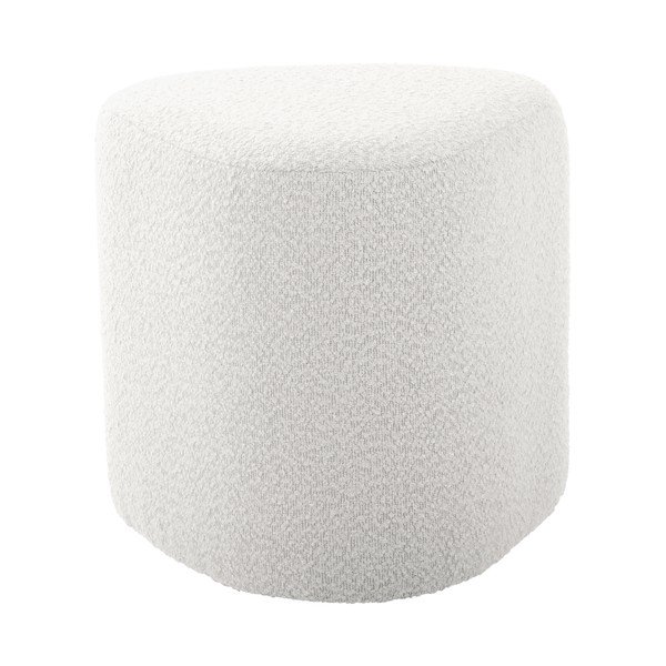 Bel tabure iz tkanine bouclé Ada – Leitmotiv-image-2