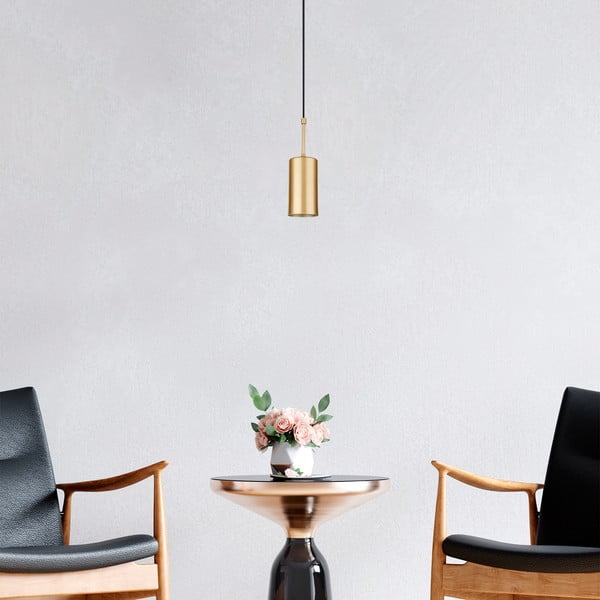 Zlata viseča svetilka Squid Lighting Geo, višina 124 cm-image-2