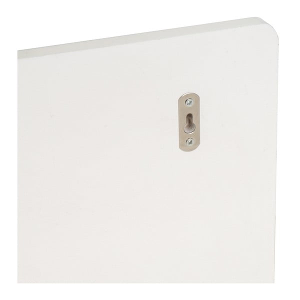 Bel stenski obešalnik s polico – Casa Selección-image-3