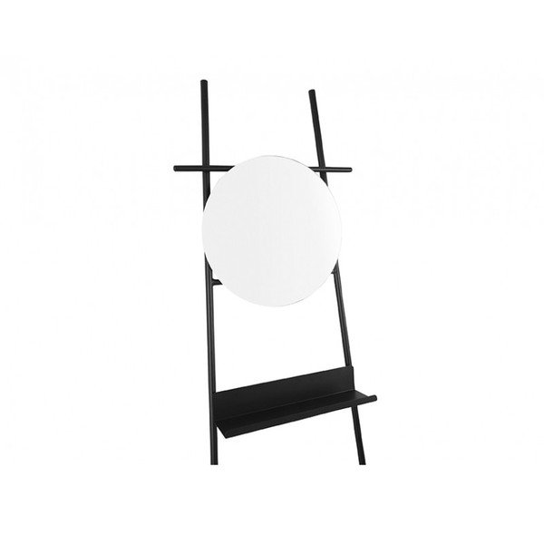 Črn obešalnik z ogledalom Leitmotiv Glint-image-2
