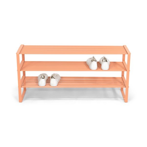 Rožnato-oranžna jeklena omarica za čevlje 100x48,5x29 cm Rex – Spinder Design-image-2