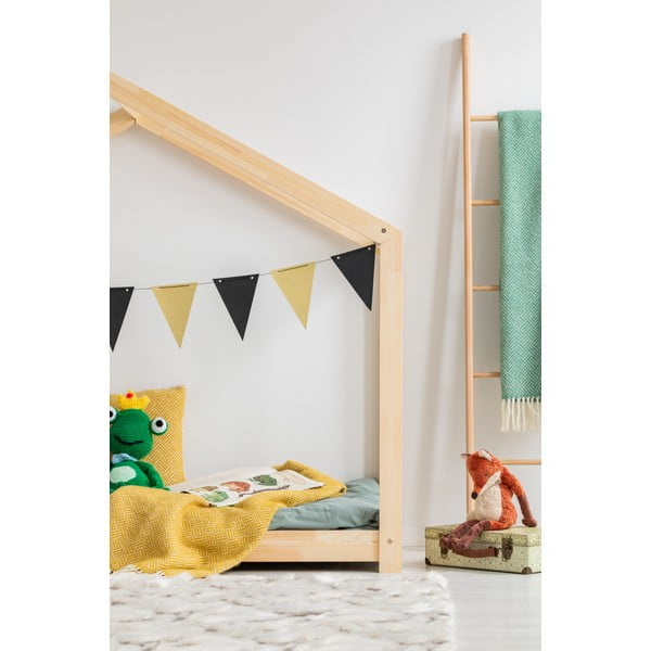 Otroška postelja v obliki hiške iz borovega lesa 90x190 cm Mila RM - Adeko-image-2