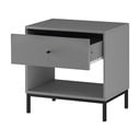 Siva nočna omarica Celine – Støraa