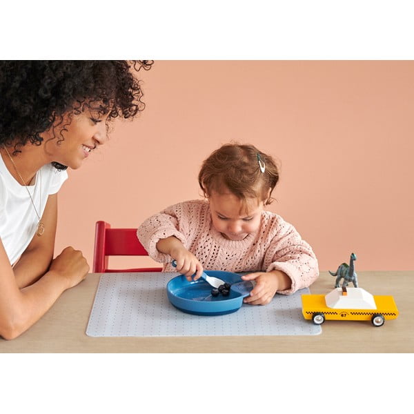 Bele/svetlo rožnate plastične otroške žličke v kompletu 2 ks Flowers & butterflies – Mepal-image-3