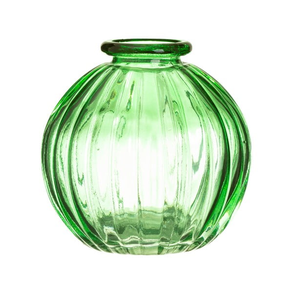 Komplet 3 zelenih steklenih vaz Sass & Belle Bud-image-4