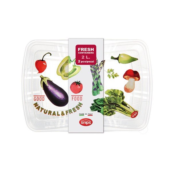Komplet 2 Snips Vintage škatlic za hrano, 2 l