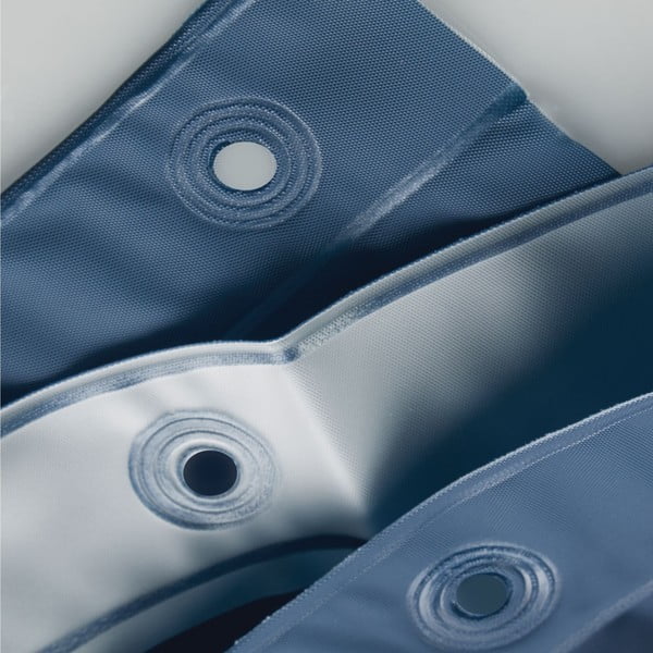 Modra zavesa za tuš iDesign PEVA, 183 x 183 cm-image-3