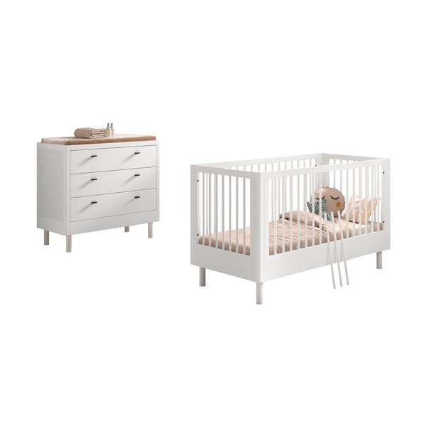 Komplet pohištva za otroke iz masivne bukve 2 ks Forrest – Vipack