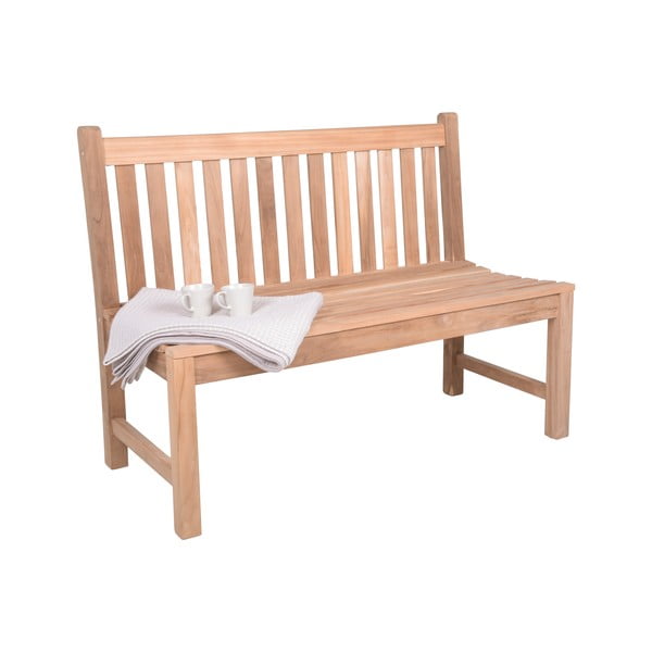 Vrtna klop iz masivnega lesa v naravni barvi Solo – Garden Pleasure-image-2