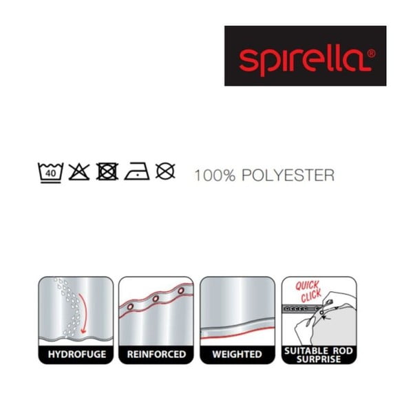 Zavesa za tuš 180x200 cm Ricco – Spirella-image-4