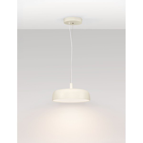 Kremno bela aluminijasta LED zatemnitvena viseča svetilka ø 40 cm Noelia – Nova Luce-image-4