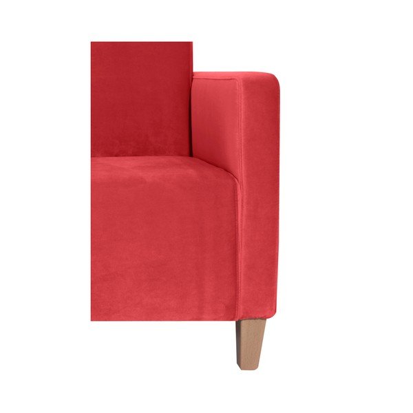 Rdeč fotelj Max Winzer Milla Velvet-image-4