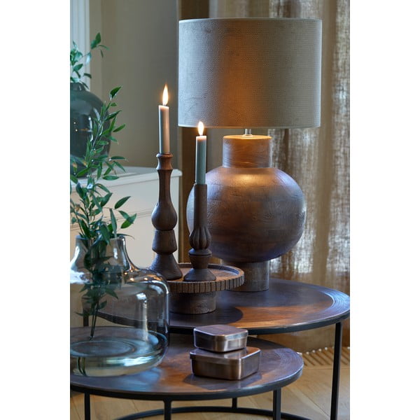 Kovinske okrogle mizice v bakreni barvi v kompletu 2 kos ø 75 cm Talca - Light & Living-image-2