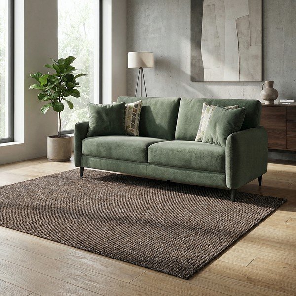 Temno rjava preproga 160x230 cm Lumen Liso – Universal-image-1