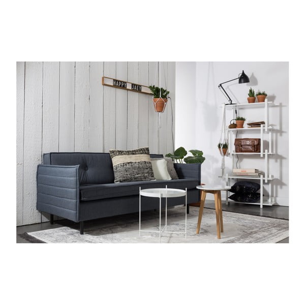 Temno modra blazina s polnilom Zuiver Sarona Vintage, 45 x 45 cm-image-3