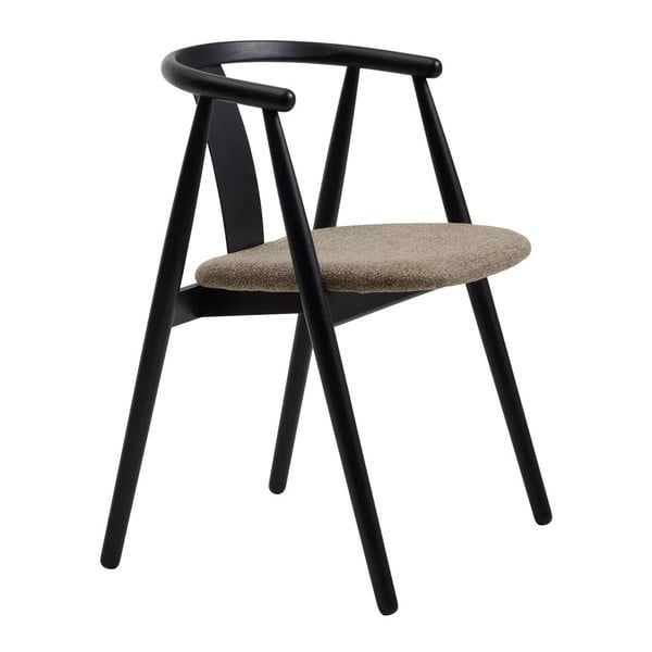 Črn/bež jedilni stol Relate – Unique Furniture