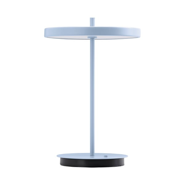 Svetlo modra kovinska LED namizna svetilka s kovinskim senčilom (višina 31 cm) Asteria Move – UMAGE-image-4