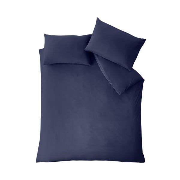 Temno modra posteljnina za zakonsko posteljo 200x200 cm So Soft Easy Iron – Catherine Lansfield